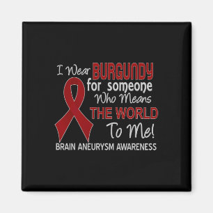 Gehirnaneurysma für jemanden, der die Welt bedeute Magnet