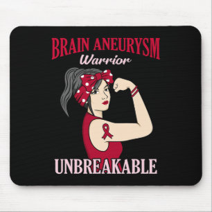 Gehirnaneurysma Kriegererkennungsmonat Unterstütze Mousepad