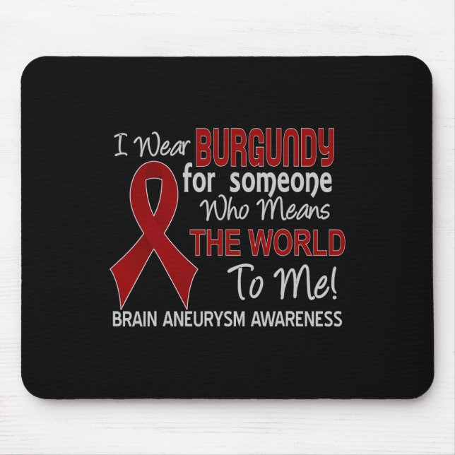 Gehirnaneurysma Operation Überleben Sensibilisieru Mousepad (Vorne)