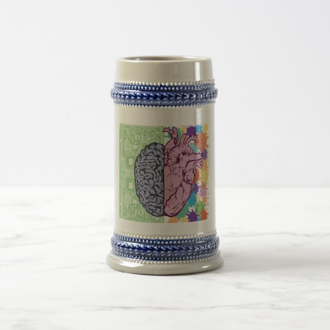 Gehirnausbalancierung Bierglas (Mittel)