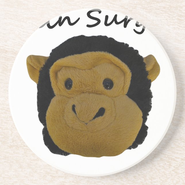 Gehirnchirurg Sandstein Untersetzer (Vorne)