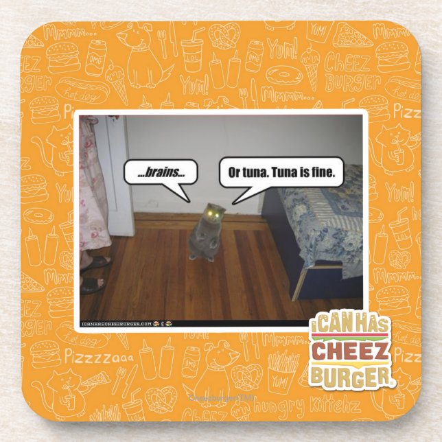 Gehirne Getränkeuntersetzer (Vorderseite)