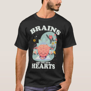 Gehirne sind die neuen Herzen  Yoga-Blume T-Shirt