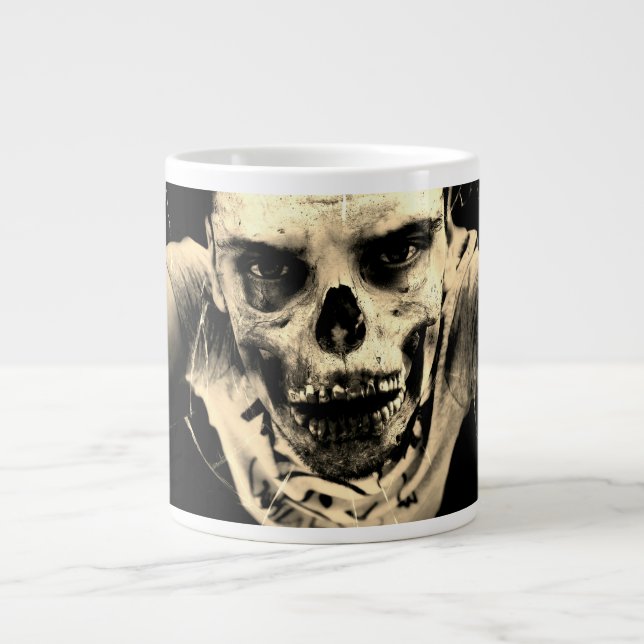 Gehirne vor Kaffee Jumbo-Tasse (Vorderseite)