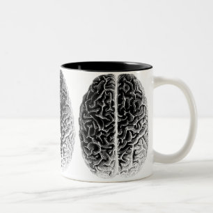 Gehirne Zweifarbige Tasse