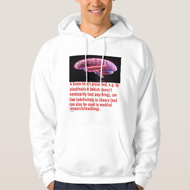 Gehirnerhaltungsbotschaft #3 hoodie (Vorderseite)
