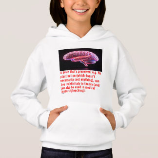 Gehirnerhaltungsbotschaft #3 hoodie