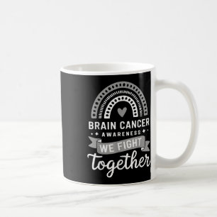 Gehirnkrebs-Bewusstsein, das wir gemeinsam bekämpf Kaffeetasse