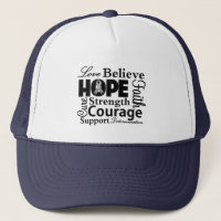 Gehirnkrebs-Collage of Hope