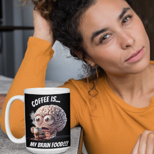 Gehirnnahrung Jumbo-Tasse