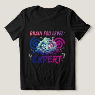 Gehirnnebel-Level: Experte – Perimenopause-Humor Tri-Blend Shirt