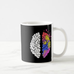 Gehirnpsychische Gesundheit Bewusstsein Depression Kaffeetasse