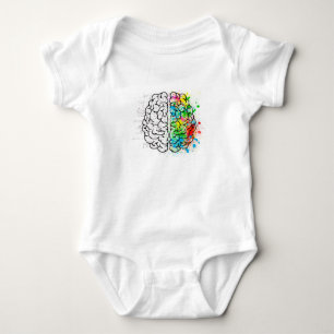 Gehirnpsychologie Baby Strampler