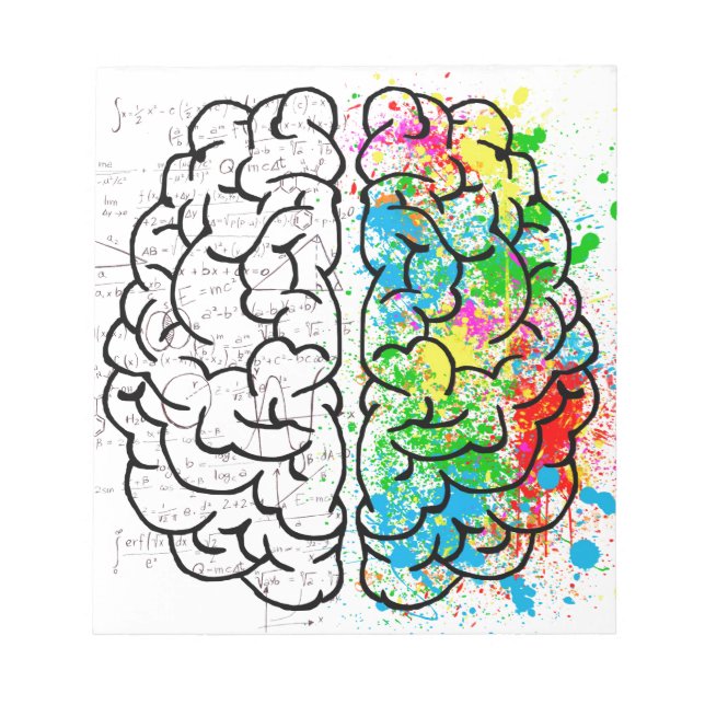 Gehirnpsychologie Notizblock (Vorderseite)