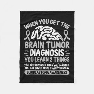 Gehirntumorbewusstsein Gray Ribbon Glioblastoma Di Fleecedecke