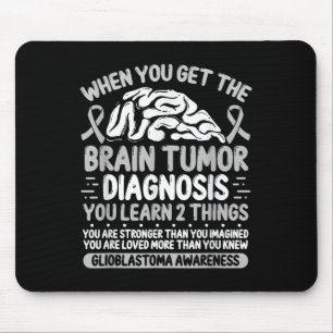 Gehirntumorbewusstsein Gray Ribbon Glioblastoma Di Mousepad