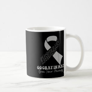 Gehirntumorbewusstsein Monat Tragen Krebs Band Gra Kaffeetasse