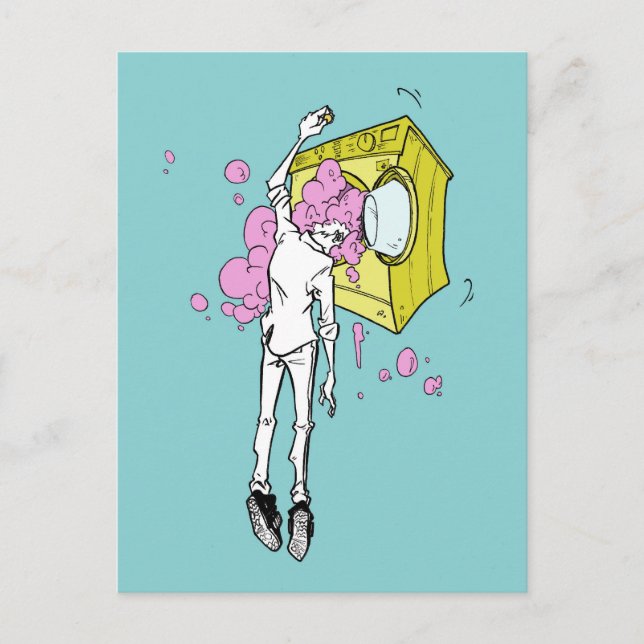 Gehirnwäsche Postkarte (Vorderseite)