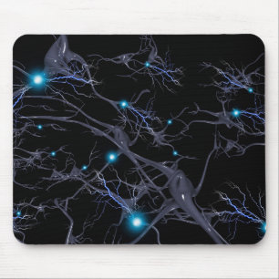 Gehirnzellen. Neuronen Mousepad