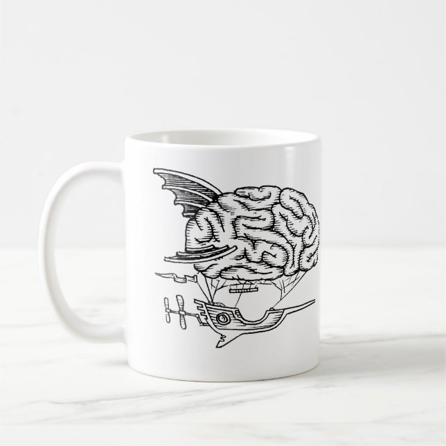 Gehirnzeppelin-Tasse Tasse (Links)