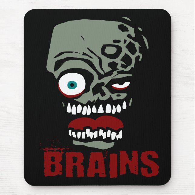 Gehirnzombie Mousepad (Vorne)