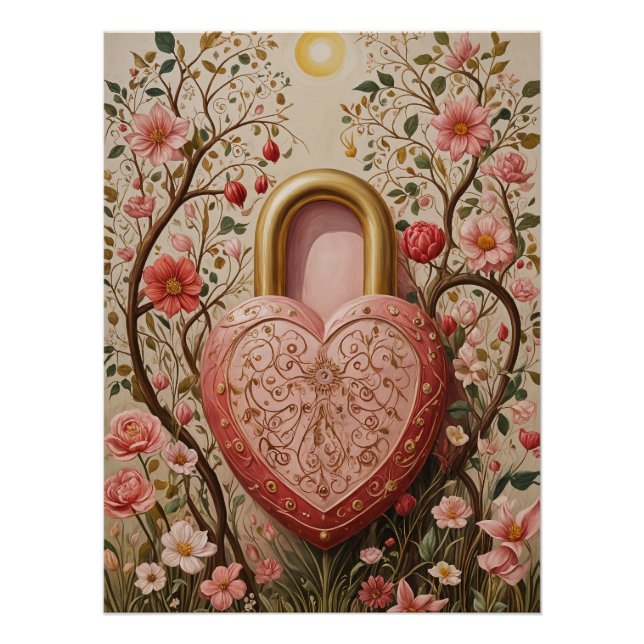 Gehobenes Herz Poster (Vorderseite)