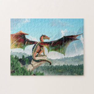 Gehockter Drache Puzzle