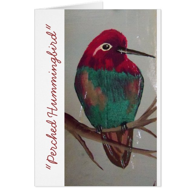 "Gehockter Kolibri " (Vorne)