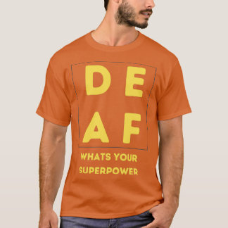 Gehörbehinderte Gehörkultur Vintages Retrodesign T-Shirt