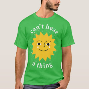 Gehörbehinderte Sun Behinderung Taubgewinn T-Shirt