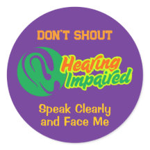 Gehörbehindertes Symbol - Elegantes Ohrdesign