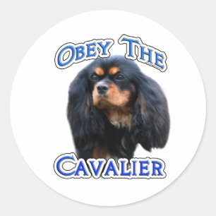 Gehorchen Sie dem Cavalier - Aufkleber