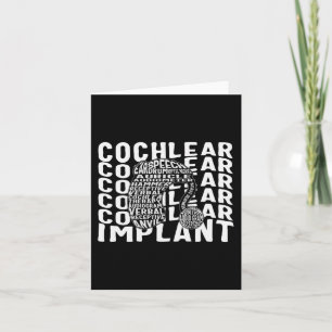 Gehörlose Bewusstsein Tod Cochlear Implant ASL H Karte