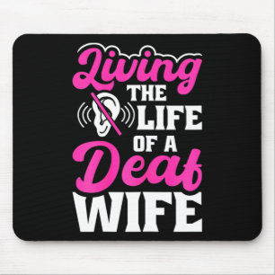 Gehörloser Pride Hörverlust Bewusstsein Gehör Mousepad