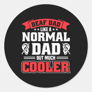 Gehörloser Pride Hörverlust Bewusstsein Gehör Runder Aufkleber
