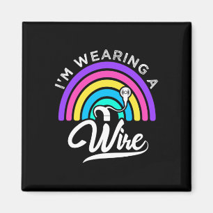 Gehörloser Spaß Gehörbehindertes Gehörbewusstsein Magnet