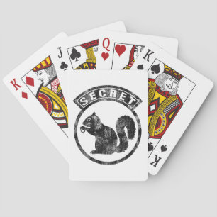 Gehörloses Eichhörnchen - beschädigt - Typ 1 Spielkarten