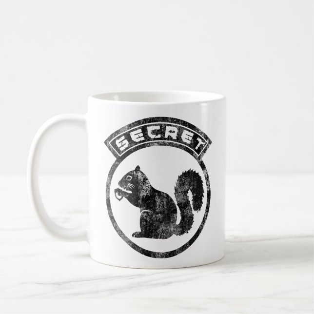 Gehörloses Eichhörnchen - beschädigt - Typ 2 Kaffeetasse (Links)