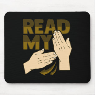 Gehörloses Gehörverständnis der Hand Gesture 12 Mousepad