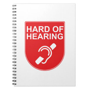 Gehörlosigkeit Notizblock