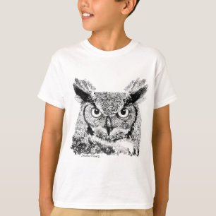 Gehörnte Eule T-Shirt