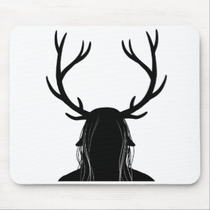 Gehörnter Gott Mousepad