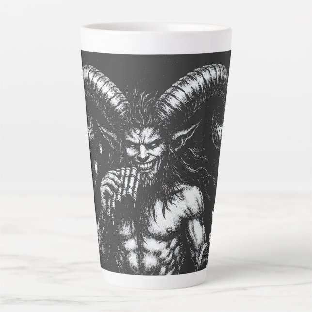 Gehörnter Wintersatyr — von BurnsInHell Milchtasse (Vorderseite)
