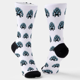 Gehörntes Monster Socken