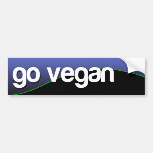 GEHT - Blau VEGAN Autoaufkleber
