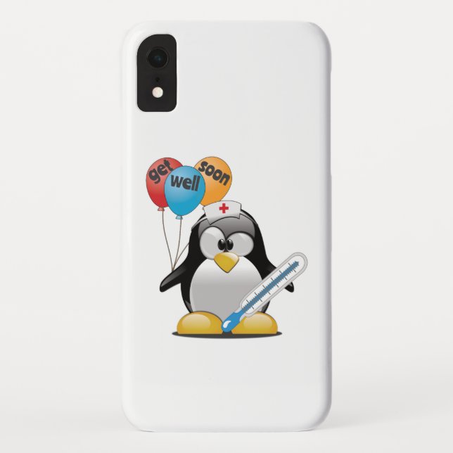 Geht es bald gut. Pinguin Nurse. Case-Mate iPhone Hülle (Rückseite)