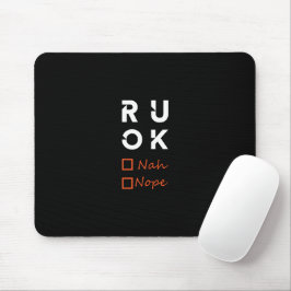 Geht es dir gut? mousepad