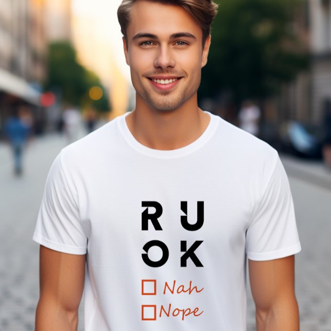 Geht es dir gut? R u T-Shirt (Von Creator hochgeladen)