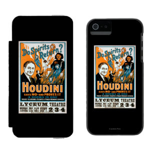 Geht Geist zurück? Houdini sagt, dass NO- ihn Incipio Watson™ iPhone 5 Geldbörsen Hülle