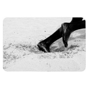 geht langsam dem Sand aus Magnet